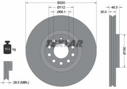 TEXTAR Disc frana TEXTAR PRO 92106703 (92106703)