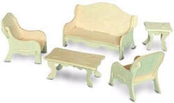 Wooden Toy / Wck JUCĂRIE DIN LEMN, Puzzle 3D WCK Living Room