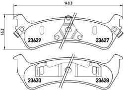 BREMBO set placute frana, frana disc BREMBO PRIME LINE P 24 042 (P 24 042)