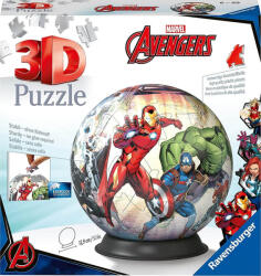 Ravensburger Puzzle 3D Ravensburger 3D puzzle 114962 Puzzle-Ball Mar Avengers 72 piese