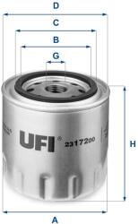 UFI Filtru ulei UFI 23.172. 00 (23.172.00)