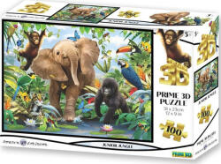 Prime 3D Puzzle Jungle 3D 100 piese