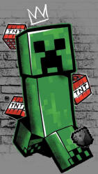Jerry Fabrics Prosop pentru copii Jerry Fabrics Minecraft Metro Art Creeper Prosop