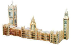 Wooden Toy / Wck JUCĂRIE DIN LEMN, Puzzle 3D WCK Big Ben colorat