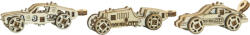 Wooden City Puzzle 3D mini Widgets: Mașini sport 42 piese