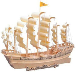 Wooden Toy / Wck JUCĂRIE DIN LEMN, Puzzle 3D WCK Corabie Dinastia Ming