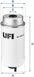 UFI filtru combustibil UFI 24.432. 00 (24.432.00)
