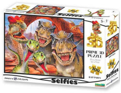 Prime 3D Puzzle Selfie cu raptor 3D 100 piese - efistore - 75,99 RON