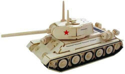 Wooden Toy / Wck JUCĂRIE DIN LEMN, Puzzle 3D WCK Tanc T-34