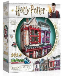 Wrebbit Puzzle 3D Wrebbit 3D puzzle Harry Potter: Articole Quidditch de calitate superioară și Apoteca Slug & Jiggers 305 piese