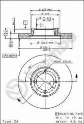 BREMBO Disc frana BREMBO PRIME LINE 09.6709. 10 (09.6709.10)