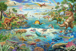 Schmidt Spiele Puzzle SCHMIDT Lumea dinozaurilor 200 piese Puzzle