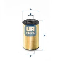 UFI Filtru ulei UFI 25.163. 00 (25.163.00)
