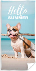 Carbotex Prosop din frotir Bulldog la mare Prosop