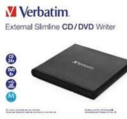 Verbatim 53504 USB 2.0 negru, unitate optică externă DVD/CD (53504) | Verbatim 53504 - efistore - 309,99 RON