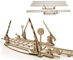 UGears Puzzle 3D Șine cu bariere 200 piese