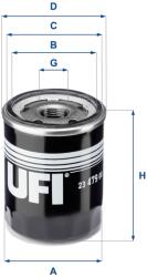 UFI Filtru ulei UFI 23.479. 00 (23.479.00)