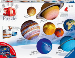 Ravensburger Puzzle 3D RAVENSBURGER Sistemul Solar 540 piese