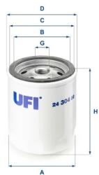 UFI filtru combustibil UFI 24.304. 00 (24.304.00)