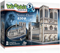 Wrebbit Puzzle 3D WREBBIT Catedrala Notre-Dame 830 piese
