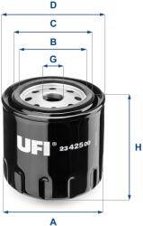 UFI Filtru ulei UFI 23.425. 00 (23.425.00)