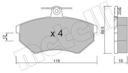 METELLI set placute frana, frana disc METELLI 22-0050-2 (22-0050-2)