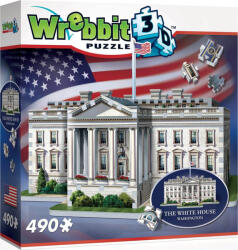 Wrebbit Puzzle 3D Wrebbit 3D Casa Albă, Washington 490 piese