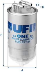 UFI filtru combustibil UFI 24. ONE. 02 (24.ONE.02)
