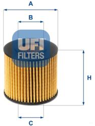 UFI Filtru ulei UFI 25.086. 00 (25.086.00)