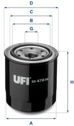 UFI Filtru ulei UFI 23.476. 00 (23.476.00)