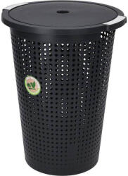 Excellent Houseware Coș de rufe rotund 35 l negru KO-Y54500470