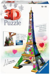 Ravensburger Puzzle 3D RAVENSBURGER Turnul Eiffel (Love Edition) 216 piese