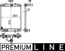 MAHLE Radiator, racire motor MAHLE BEHR *** PREMIUM LINE *** CR 998 000P (CR 998 000P)