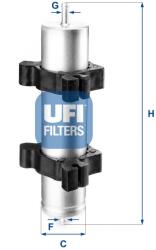 UFI filtru combustibil UFI 31.824. 00 (31.824.00) - automobilus