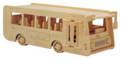 Wooden Toy / Wck JUCĂRIE DIN LEMN, WCK 3D puzzle Autobuz