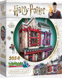 Wrebbit Puzzle 3D WREBBIT Harry Potter: Articole Quidditch de primă clasă și Farmacia Slug & Jiggers 305 piese
