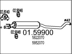 MTS Toba esapamet intermediara MTS 01.59900 (01.59900)