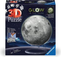 Ravensburger Puzzle 3D Ravensburger 115860 Puzzle-Ball Luna strălucitoare în întuneric
