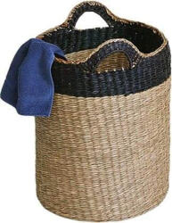 H & D Coș de rufe H&D Home Design coș de rufe cu mâner iarbă de mare 45 cm
