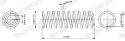 MONROE Arc spiral MONROE SPRINGS SE2914 (SE2914)