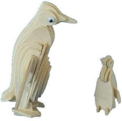 Wooden Toy / Wck JUCĂRIE DIN LEMN, puzzle 3D WCK Pinguini