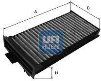 UFI Filtru, aer habitaclu UFI 54.125. 00 (54.125.00)