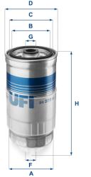 UFI filtru combustibil UFI 24.379. 01 (24.379.01) - automobilus