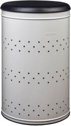 Rossignol SAS Coș de rufe cu capac Rossignol Lina 701000, 65 L, alb, RAL 9016