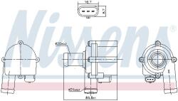 NISSENS Pompă de apă, răcire motor NISSENS 832172 (832172)