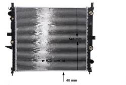 MAHLE Radiator, racire motor MAHLE BEHR CR 551 000S (CR 551 000S)