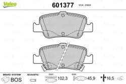 VALEO set placute frana, frana disc VALEO 601377 (601377)