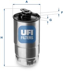UFI filtru combustibil UFI 24.427. 00 (24.427.00) - automobilus