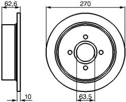 Bosch Disc frana BOSCH 0 986 478 672 (0 986 478 672)