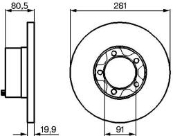 Bosch Disc frana BOSCH 0 986 478 138 (0 986 478 138)